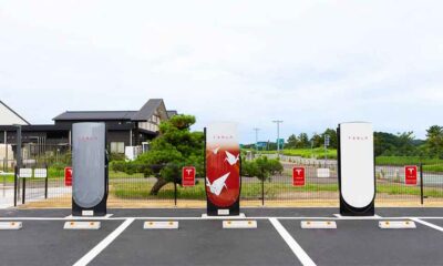 Tesla Supercharger Station (Source - Tesla)