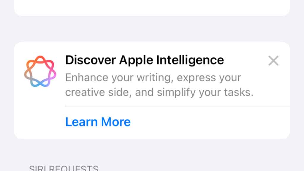 Apple Promoting Apple Intelligence on old devices