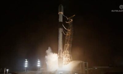 SpaceX Falcon 9 Lifting off with Eutelsat OneWeb Launch 20 mission