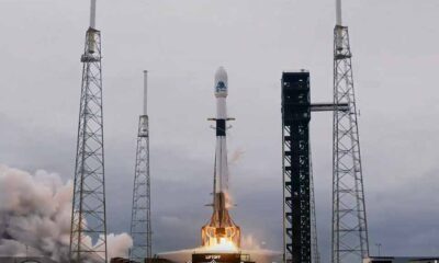 SpaceX Falcon 9 Lifting Off with Hera Spacecraft