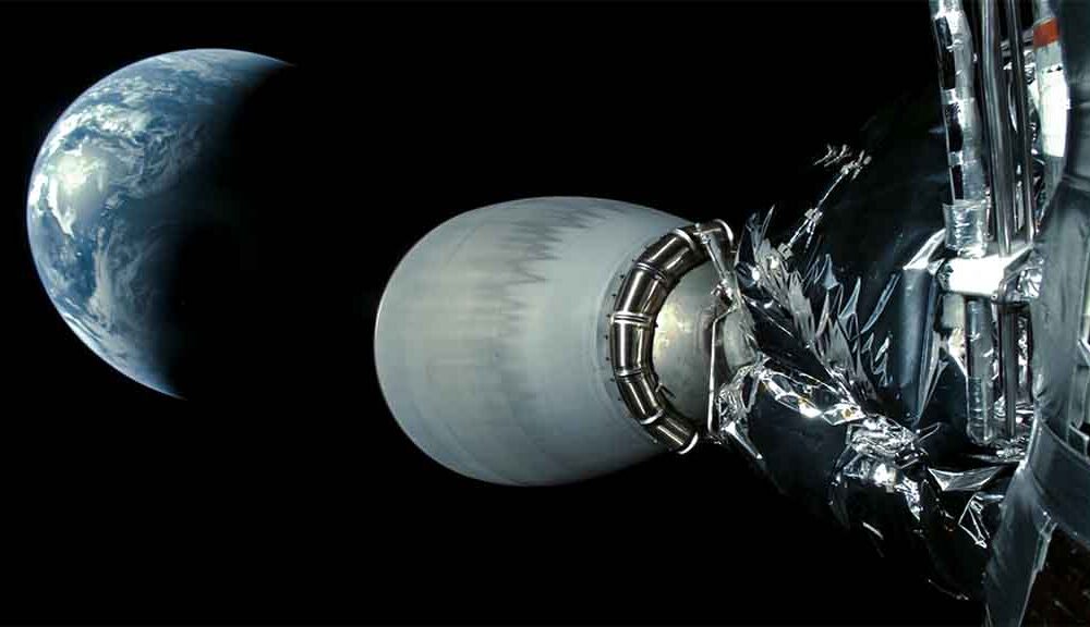 SpaceX Falcon 9's second stage enters interplanetary orbit