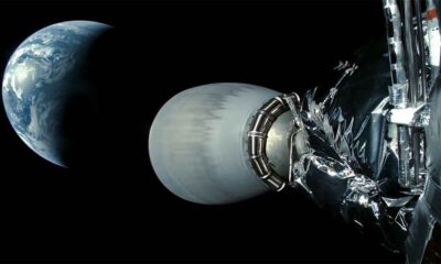 SpaceX Falcon 9's second stage enters interplanetary orbit