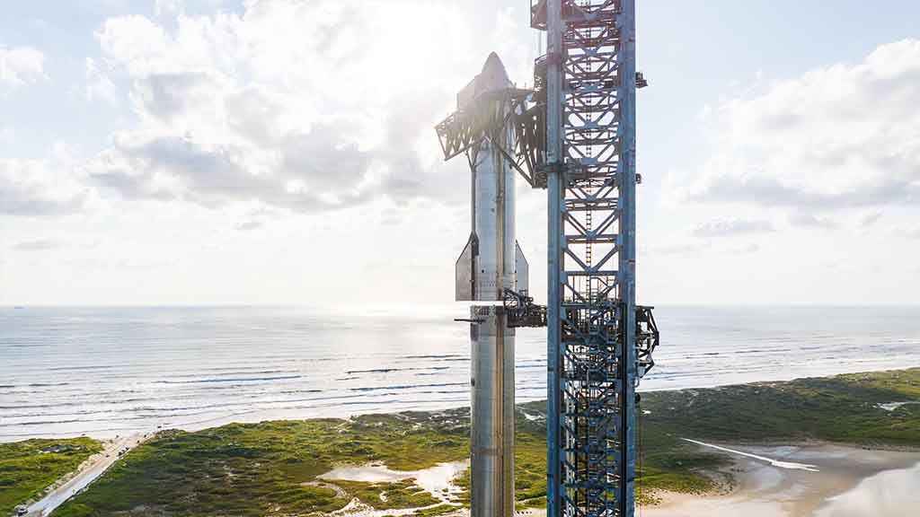 SpaceX Starship Full Stack at Boca Chica Starbase