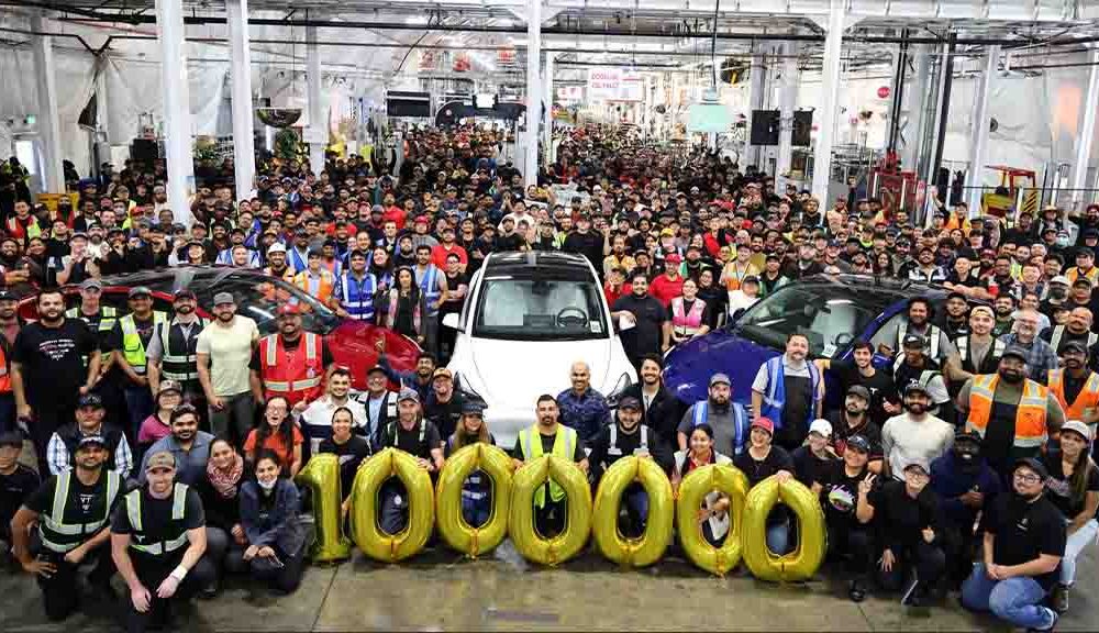 Tesla Produced 1 Millionth Model Y at Fremont Factory