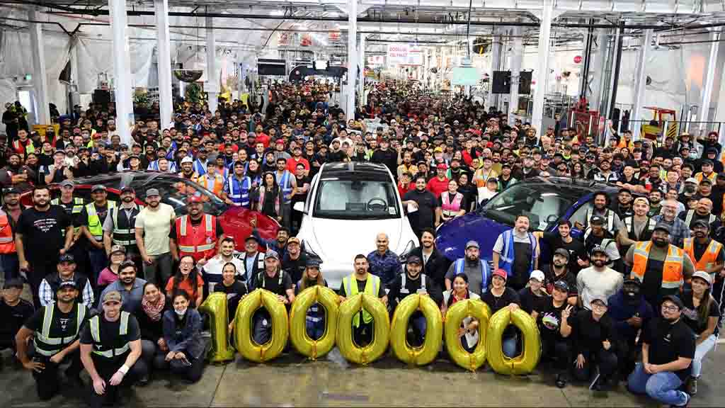 Tesla Produced 1 Millionth Model Y at Fremont Factory