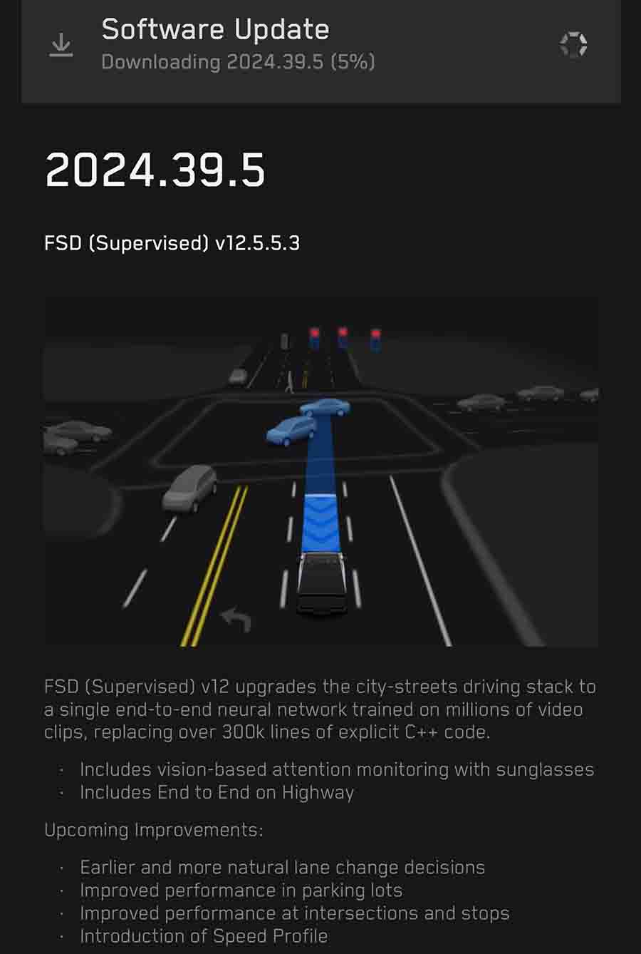 Tesla FSD v12.5.5.3