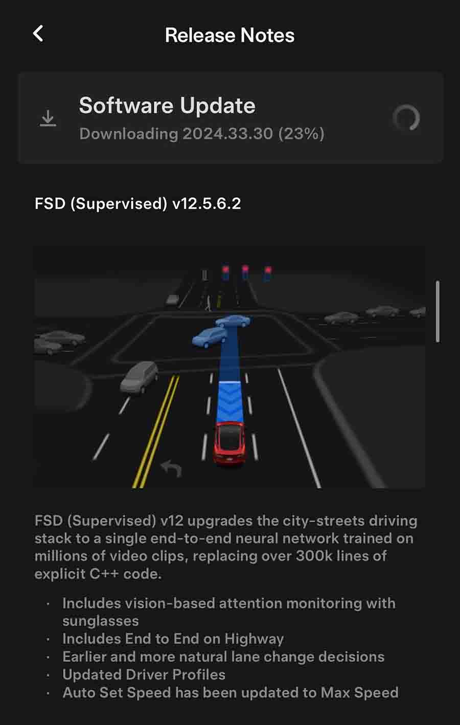 Tesla FSD v12.5.6.2