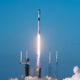 SpaceX Falcon 9 Lifting Off from from Space Launch Complex 40 at Cape Canaveral Space Force Station in Florida