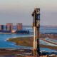 SpaceX Starship Stacked on the Launch Mount at Starbase, Texas