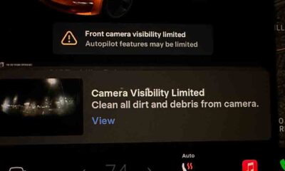 Tesla camera visibility warning