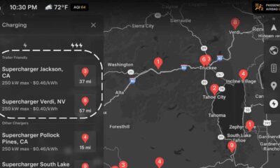 Tesla trailer-friendly supercharger