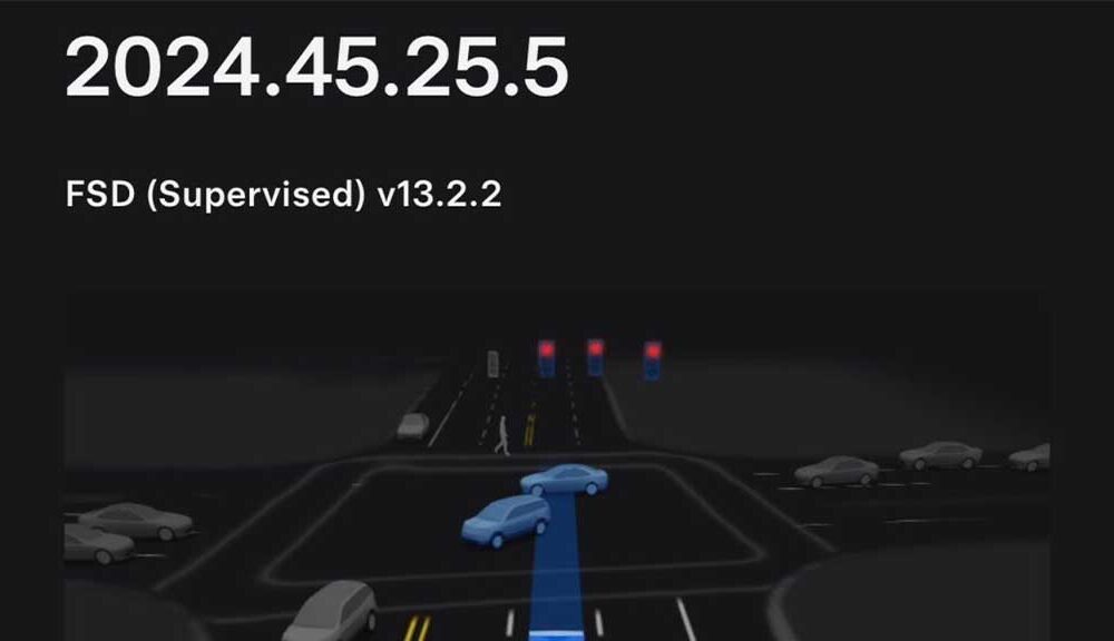 Tesla FSD v13.2.2