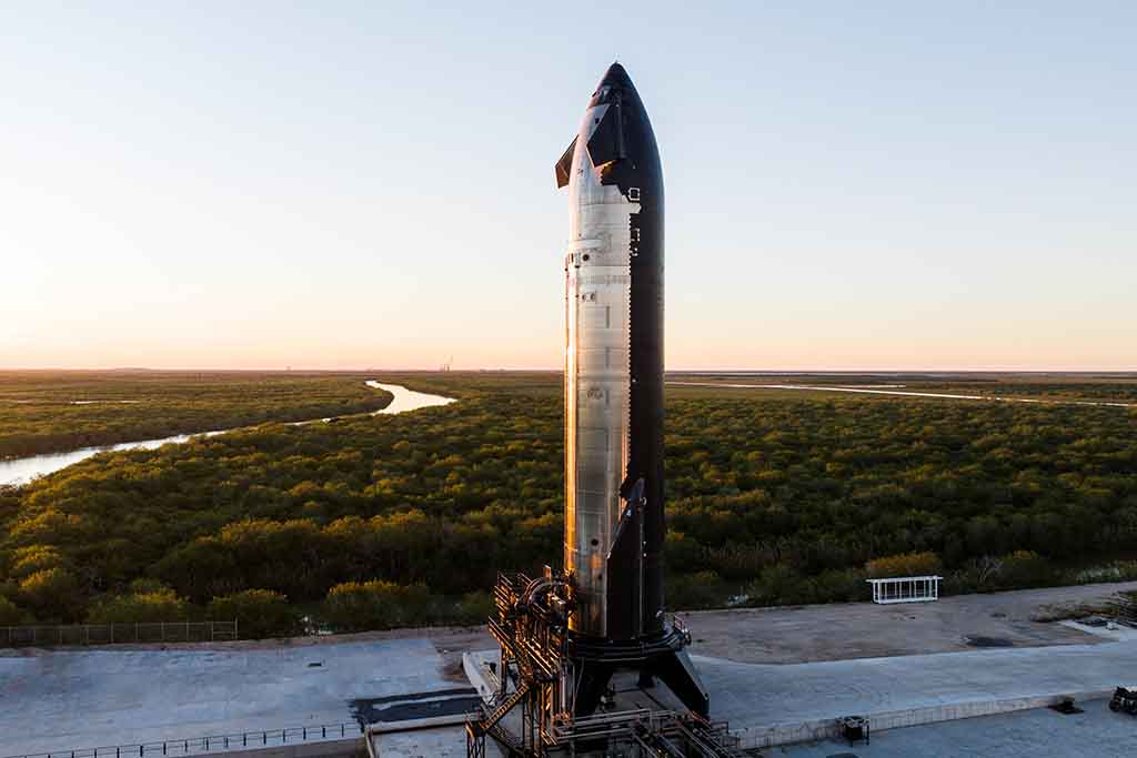 SpaceX Starship at test site