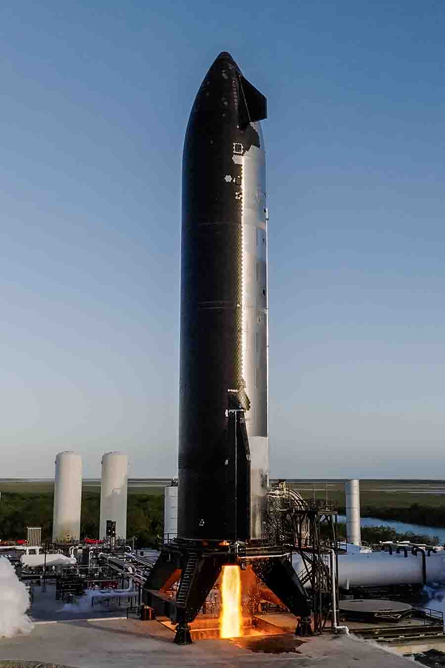 SpaceX Starship Single-Engine Burn Test