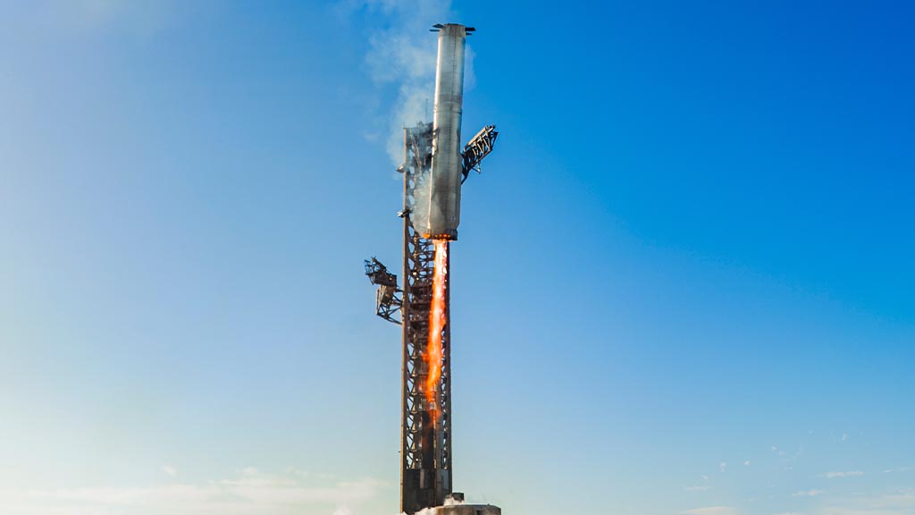 SpaceX Super Heavy Booster Catch