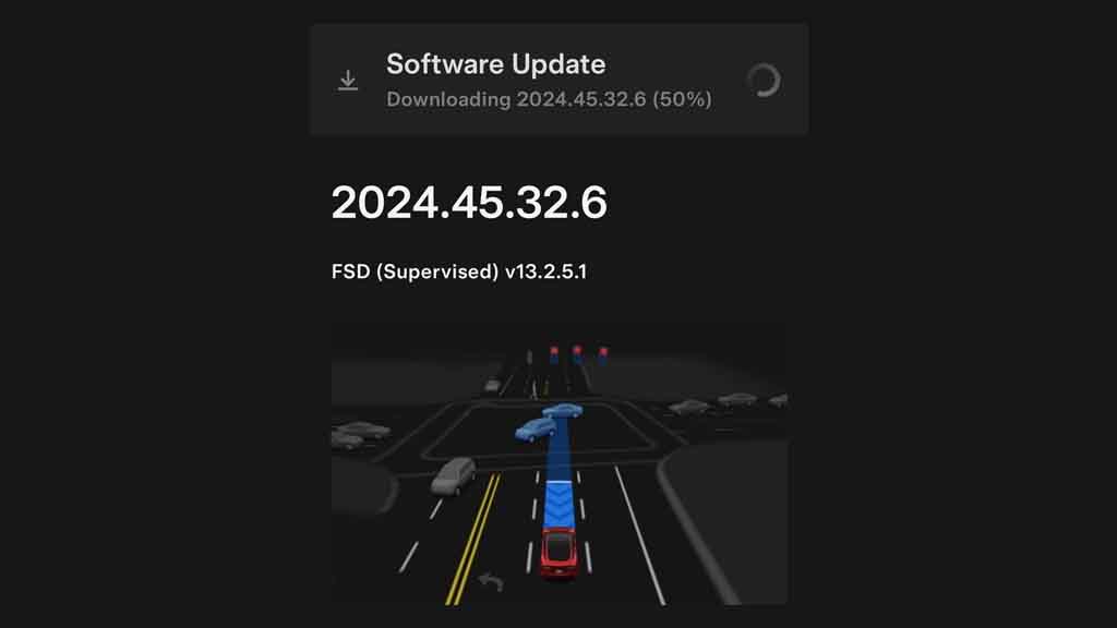 Tesla FSD v13.2.5.1