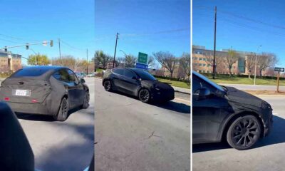 Tesla Model Y Juniper spotted in California with induction wheels