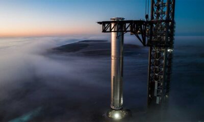 SpaceX Starship Booster on Launch Pad